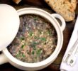 Итальянский суп с фарро и грибами