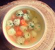 Бульон с фрикадельками