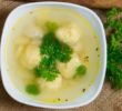 Бульон с клёцками